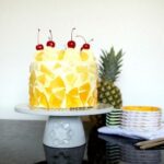 Floral Pineapple Cake