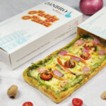 Danbro Pesto Besto Party Pizza (8×4) – Basil Pesto Veg Pizza Delight