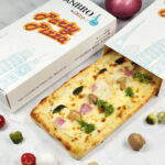 Danbro Funghi Party Pizza (8×4) – Creamy Mushroom Delight