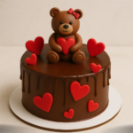 Teddy Day Special Chocolate Cake